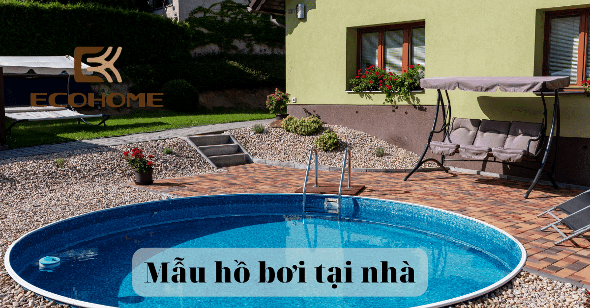 Mẫu bể bơi tại nhà riêng