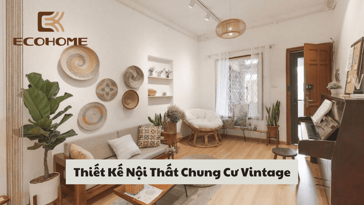 Thiết kế nội thất chung cư vintage