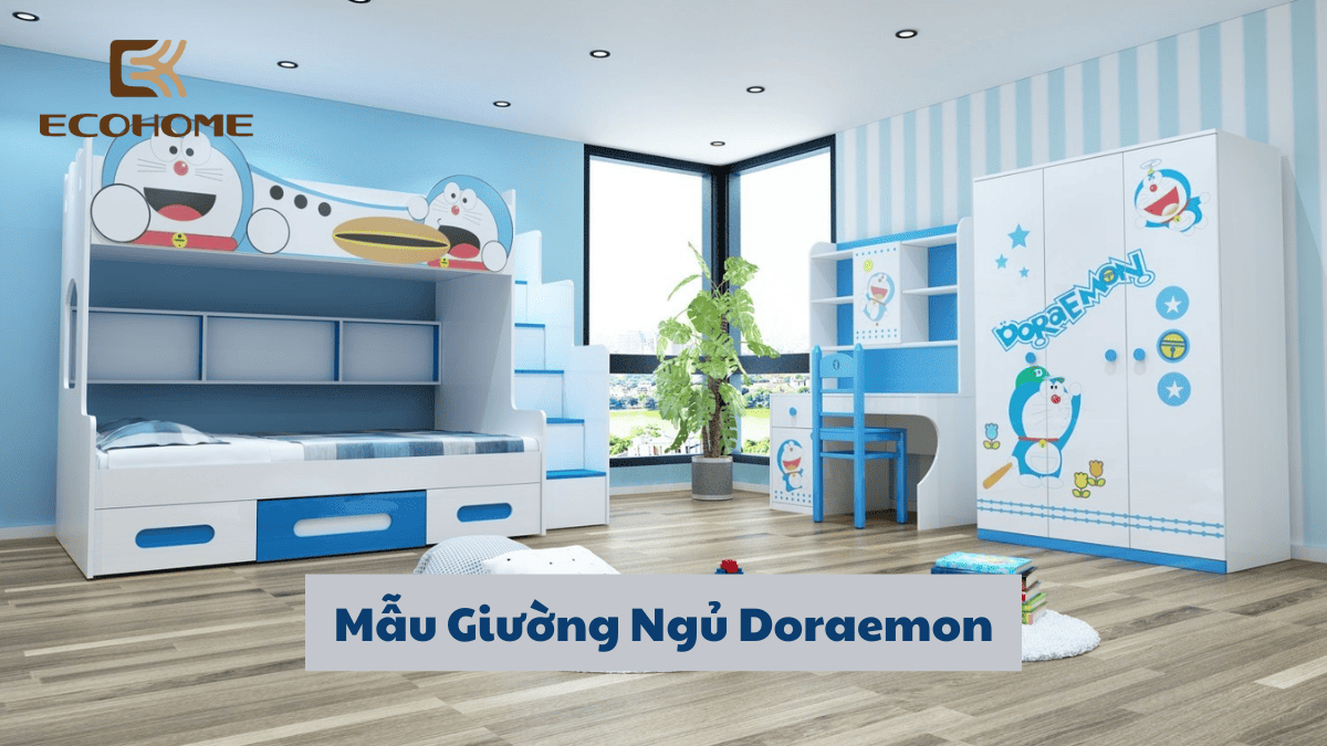 Mẫu Giường Ngủ Doraemon